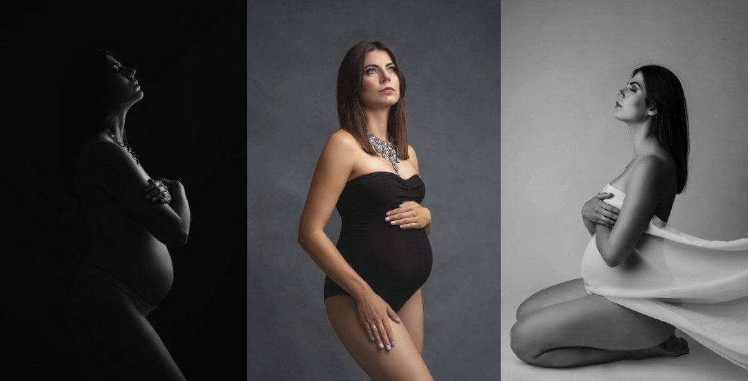 Minimalistyczna sesja ciążowa